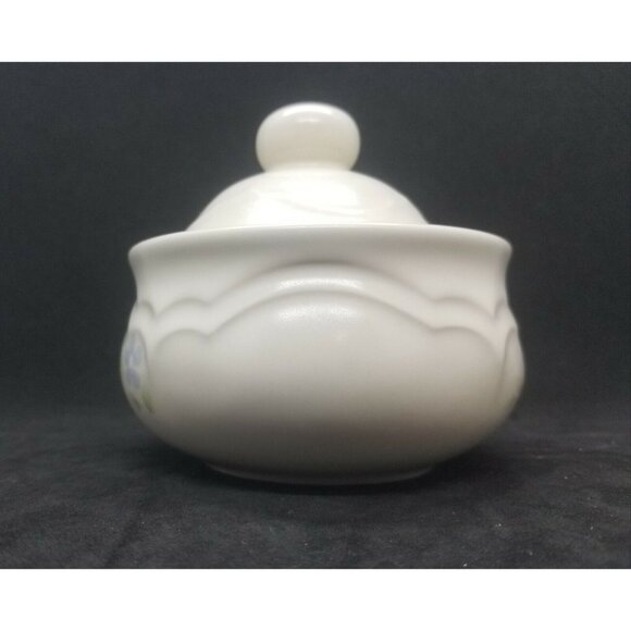 Pfaltzgraff TEA ROSE Creamer Pitcher and Lidded Sugar Bowl USA Retired - Picture 8 of 12